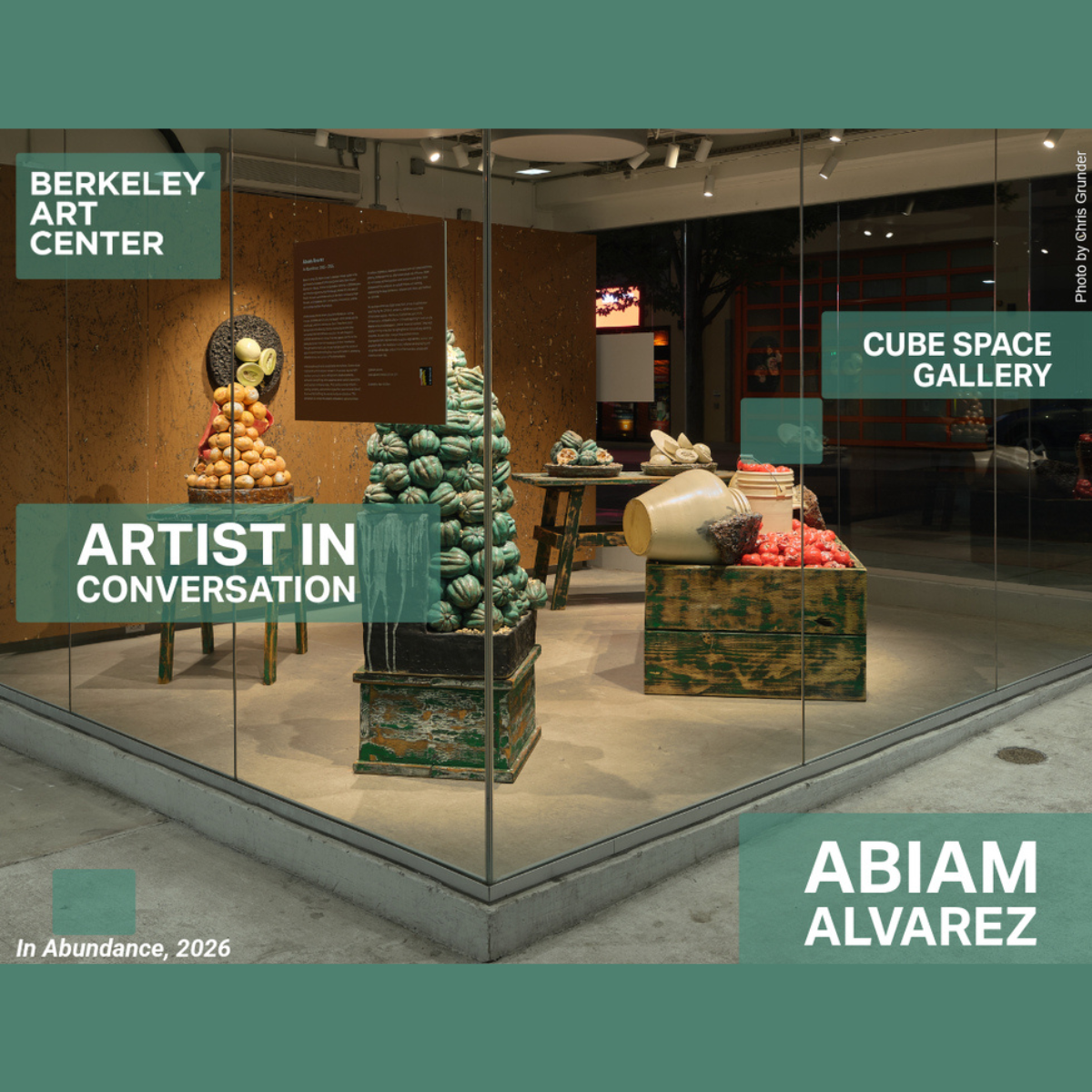 Artist in Conversation: Abiam Alvarez @ Berkeley Art Center
