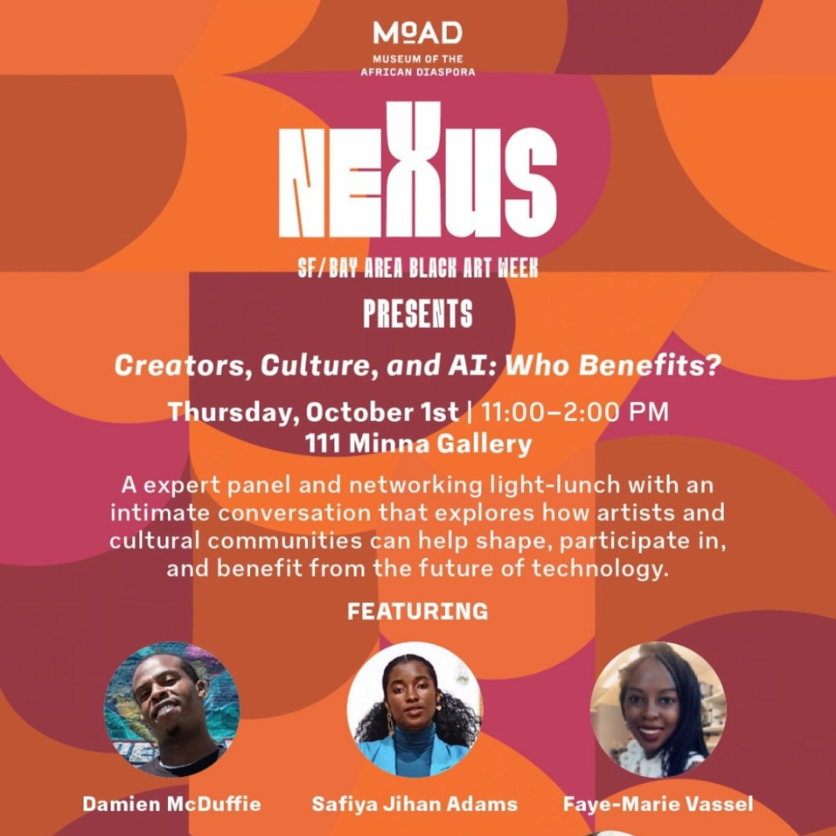 NEXUS Presents | Creators, Culture, and AI: Who Benefits? — Panel Discussion @ 111 Minna Gallery