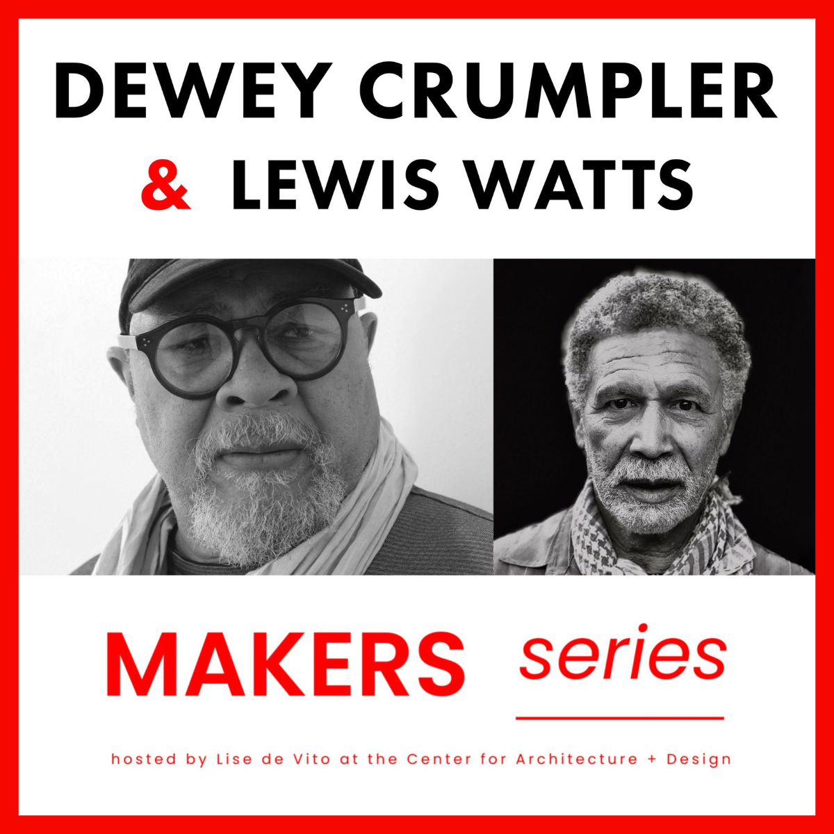 Reflecting Forward: Tracing the Past | Lecture with Dewey Crumpler &amp; Lewis Watts @ MoAD