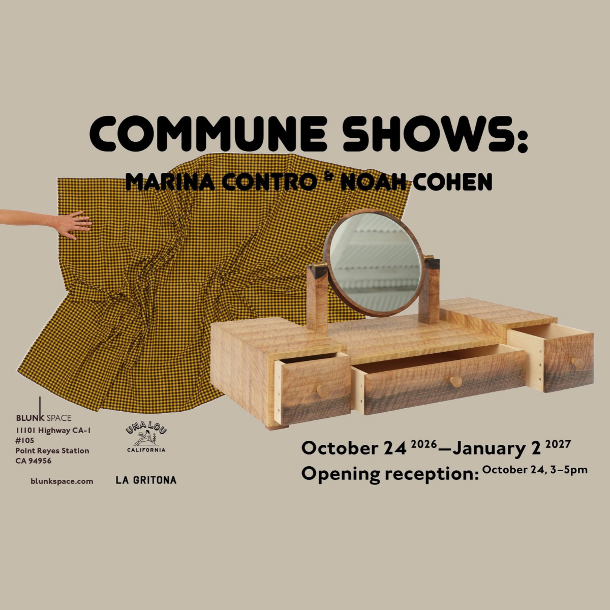 Commune Shows: Marina Contro &amp; Noah Cohen — Opening Reception @ Blunk Space 