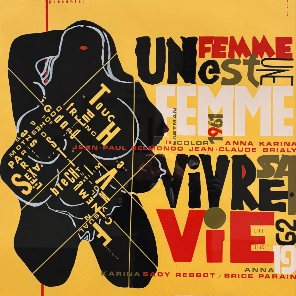 Jean-Luc Godard’s Early Films: Posters Designed by Gvido Augusts @ BAMPFA