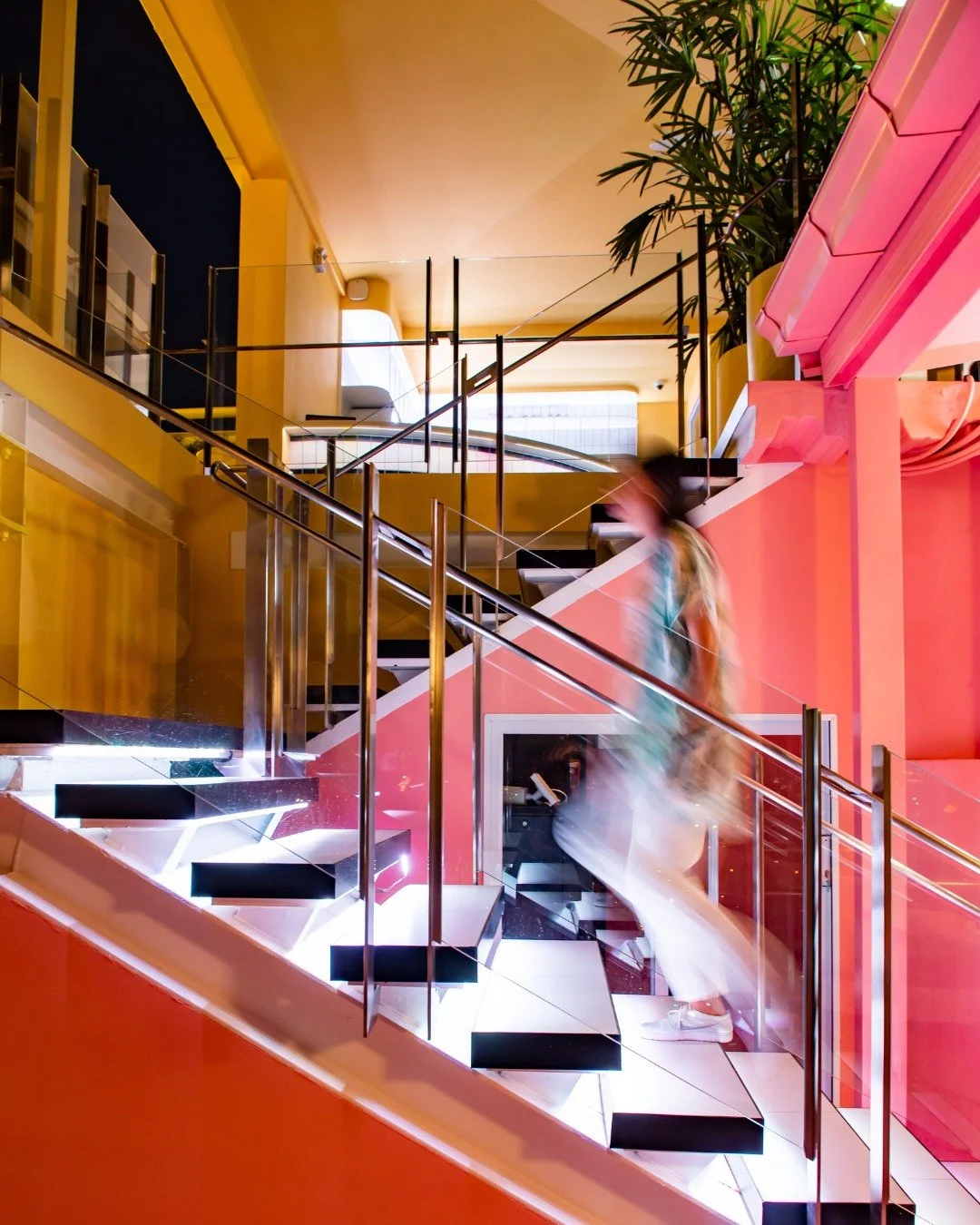 Two floors, two vibes.

The Yellow Floor brings the energy, open air, upbeat, and made for golden-hour hangs. The Pink Floor turns the mood softer, a little more romantic, with a cozy sheltered side for rainy nights. Which side are you stepping into 
