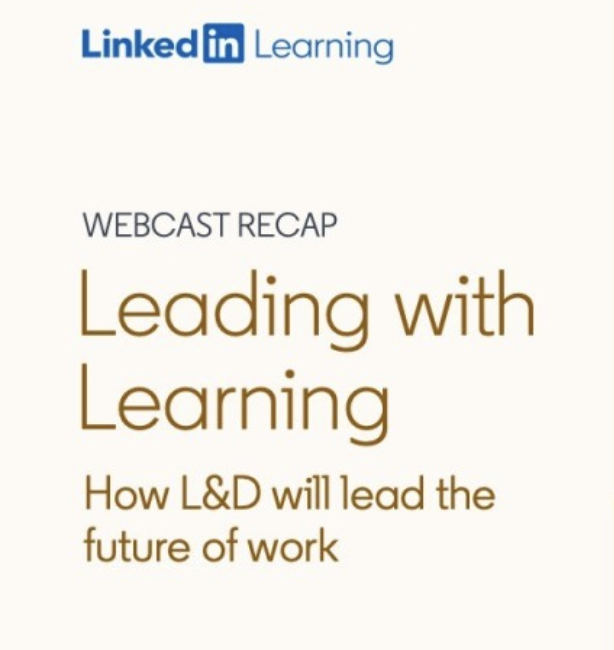 LinkedIn Learning Webcast Recap Title