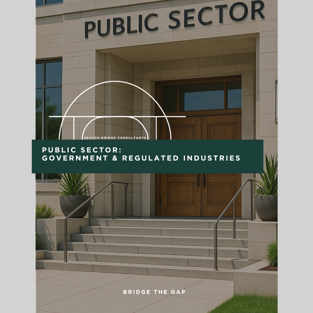 Sector Services- Brochure: Public Sector & Regulated Industries Leadership, Culture, and Performance Solutions for Government Agencies