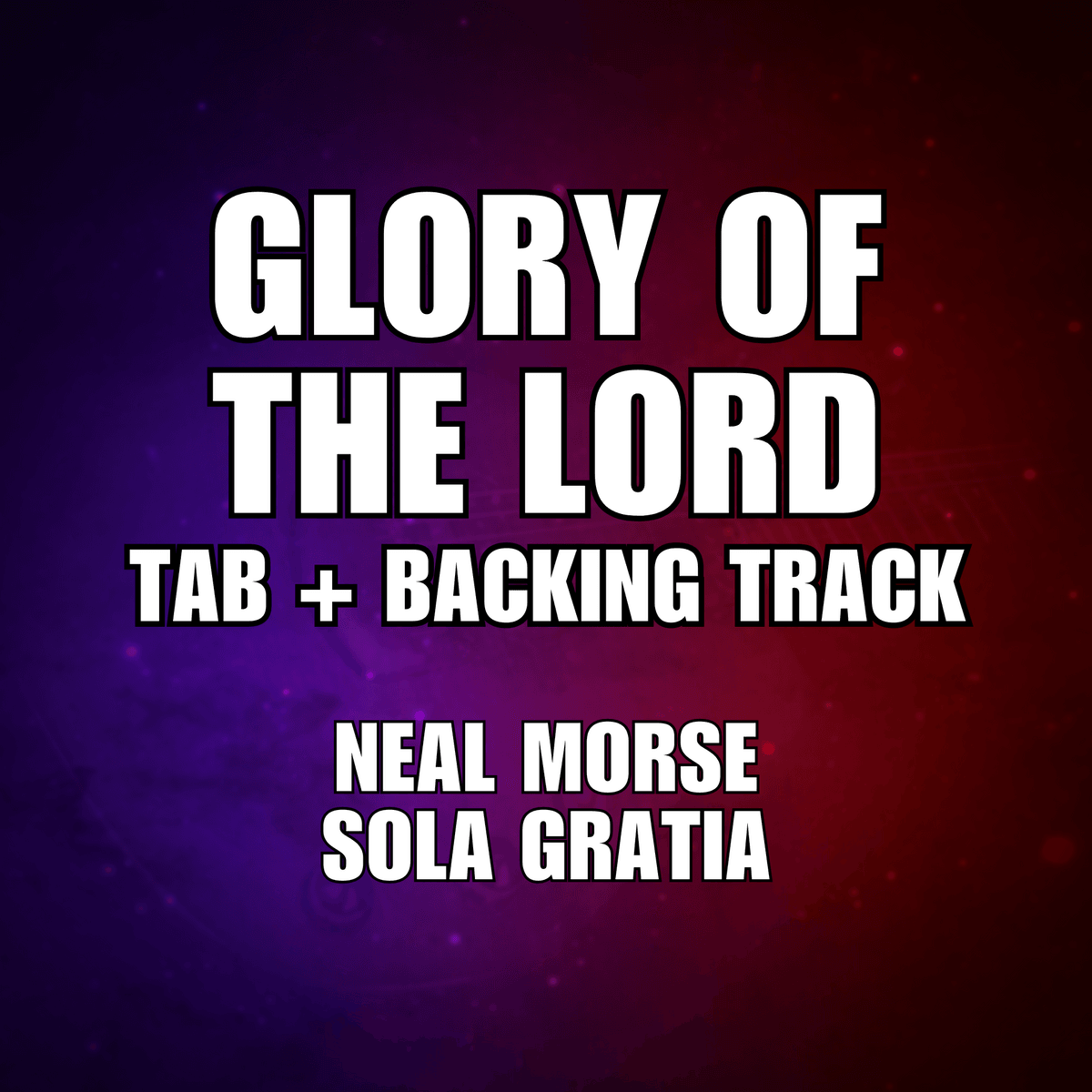 Glory of the Lord Solo Transcription and Backing Track