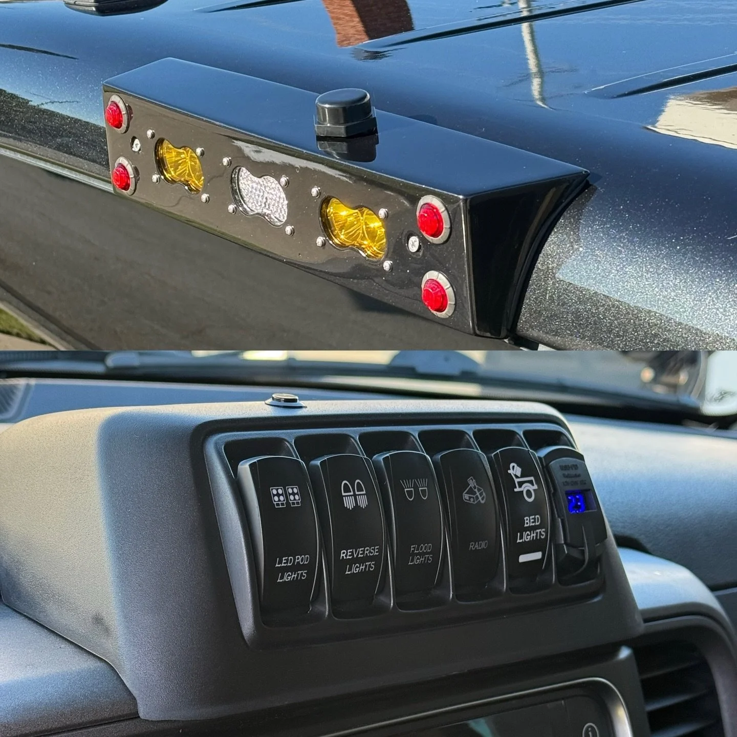 Rear brake light upgrade with some @bajadesigns S2s. Huge, huge, thank you to:

- Tim and his guys @trpr4mance for knocking it out of the park with the cleanest install, 
- @worldclasscollision.simi for spraying it with a perfect color match to my pa