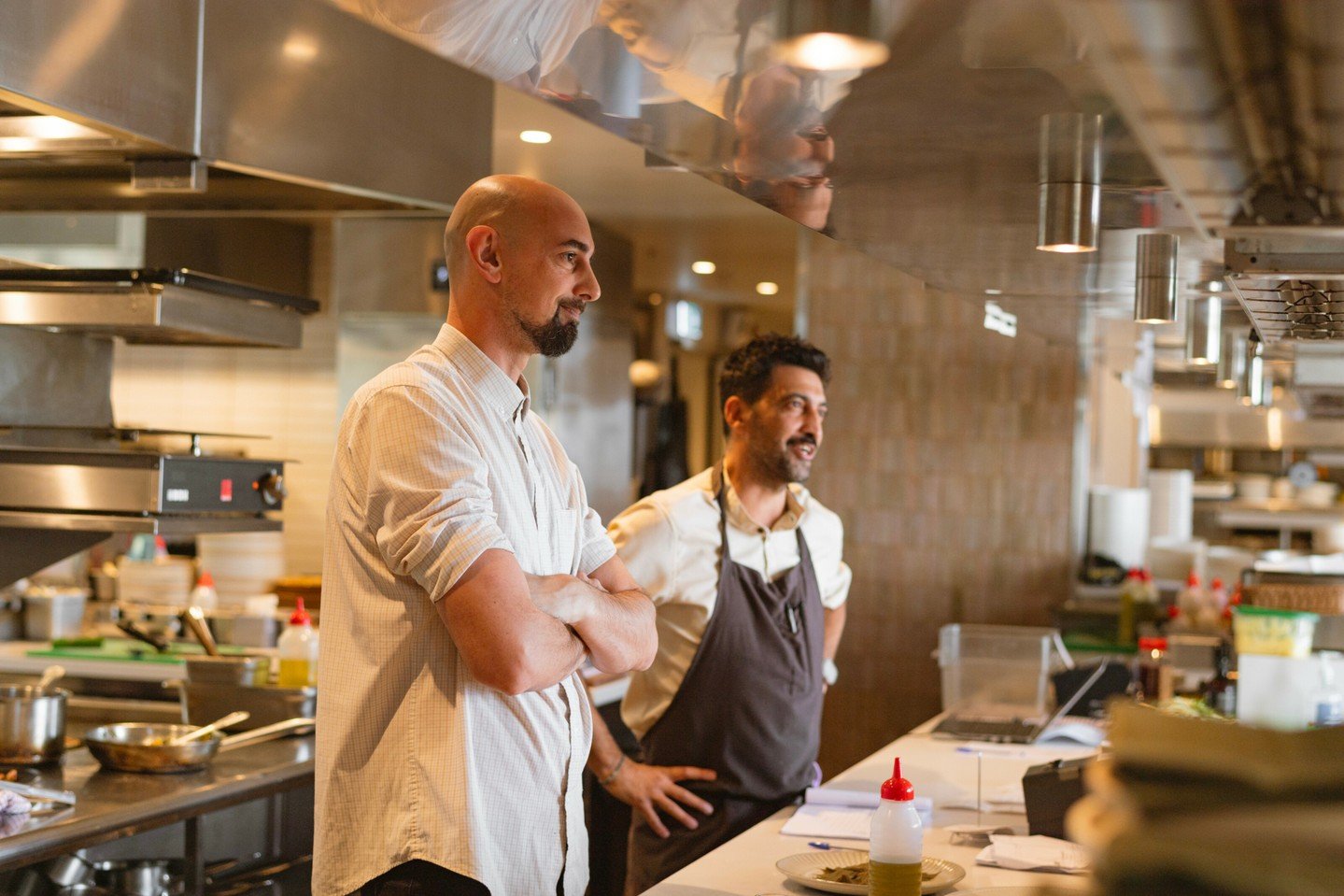 Fire on the pass. Focus in the room. Service comes together here.