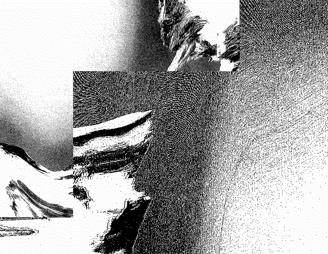 Distorted Austrian Alps, Variation 3 (2022) 