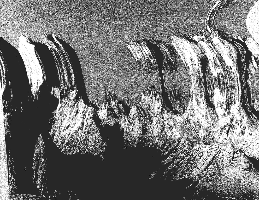 Distorted Austrian Alps, Variation 1 (2022) 