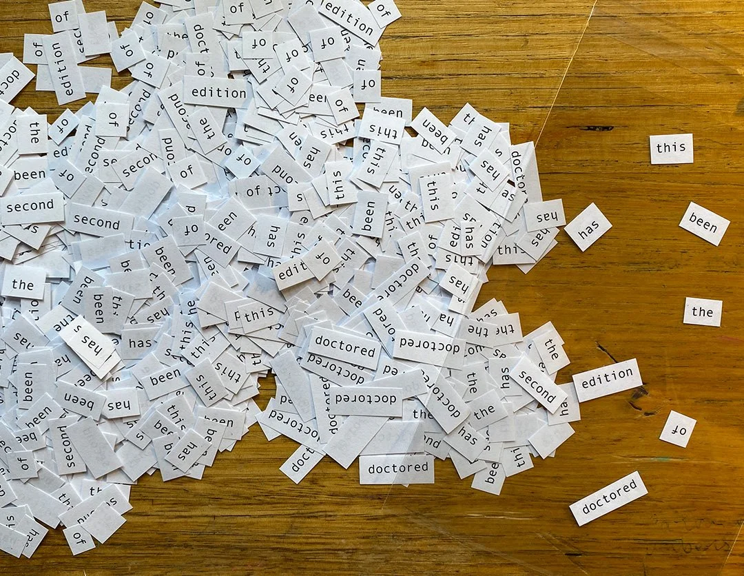 Doctored issue #2: all the redacted words
