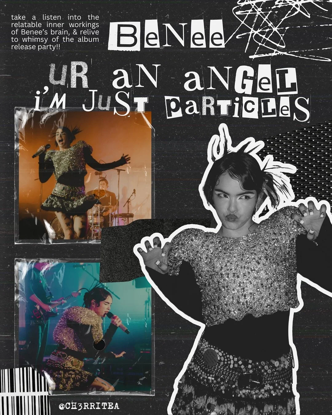 Step into the world of, &lsquo;Ur an Angel I&rsquo;m Just Particles&rsquo; with us &amp; relive a magical night full of childlike whimsy that is the album release party🪽✨

Benee is truly the personification of chaotic good. We caught up with our fav
