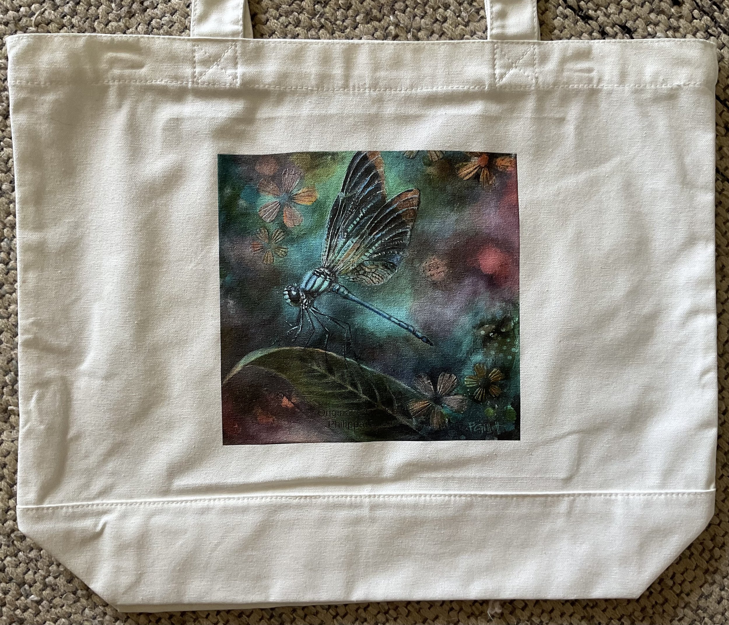 “The Messenger” large tote bag
