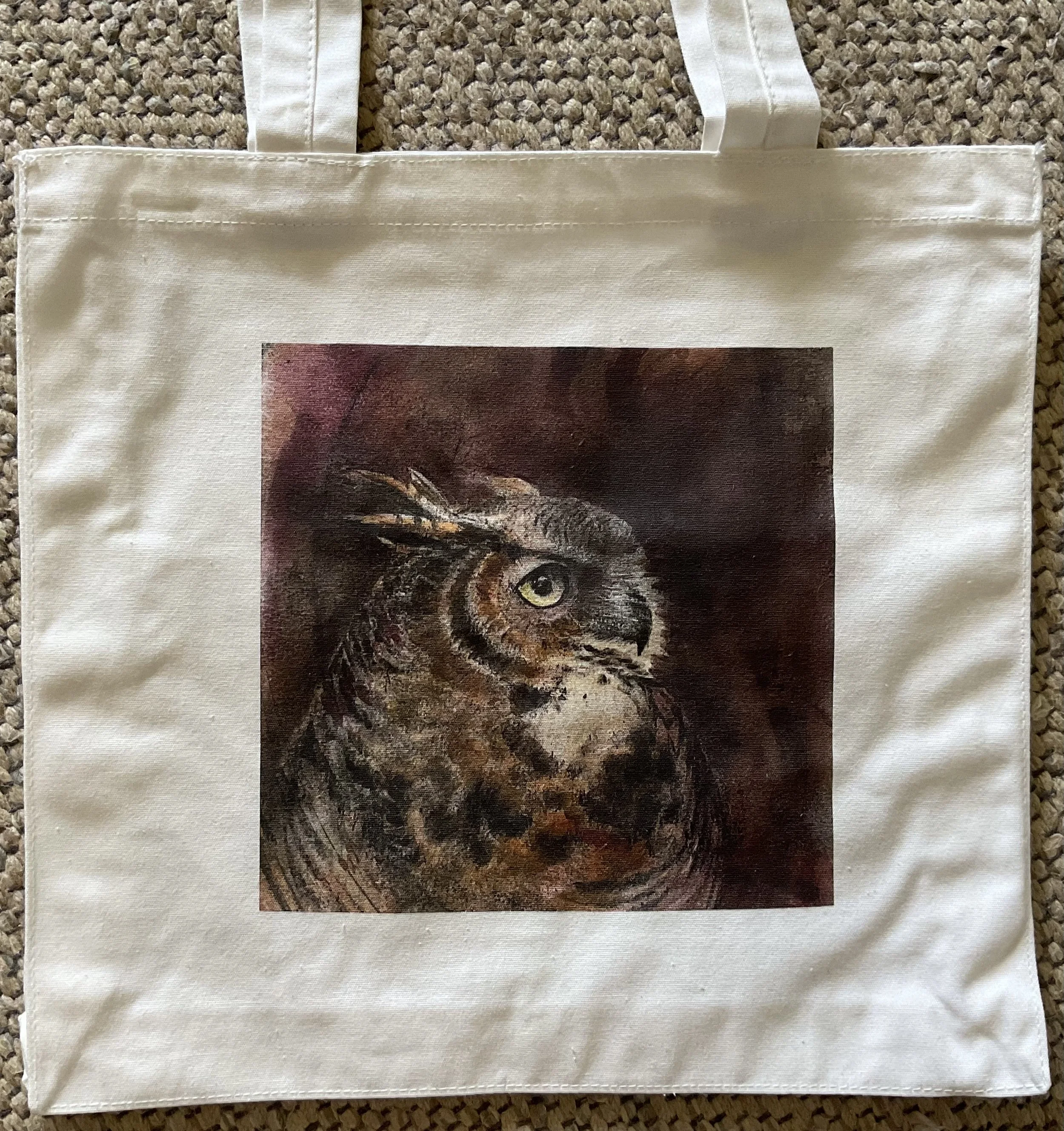 “Thoughtful“   Small cotton tote bag