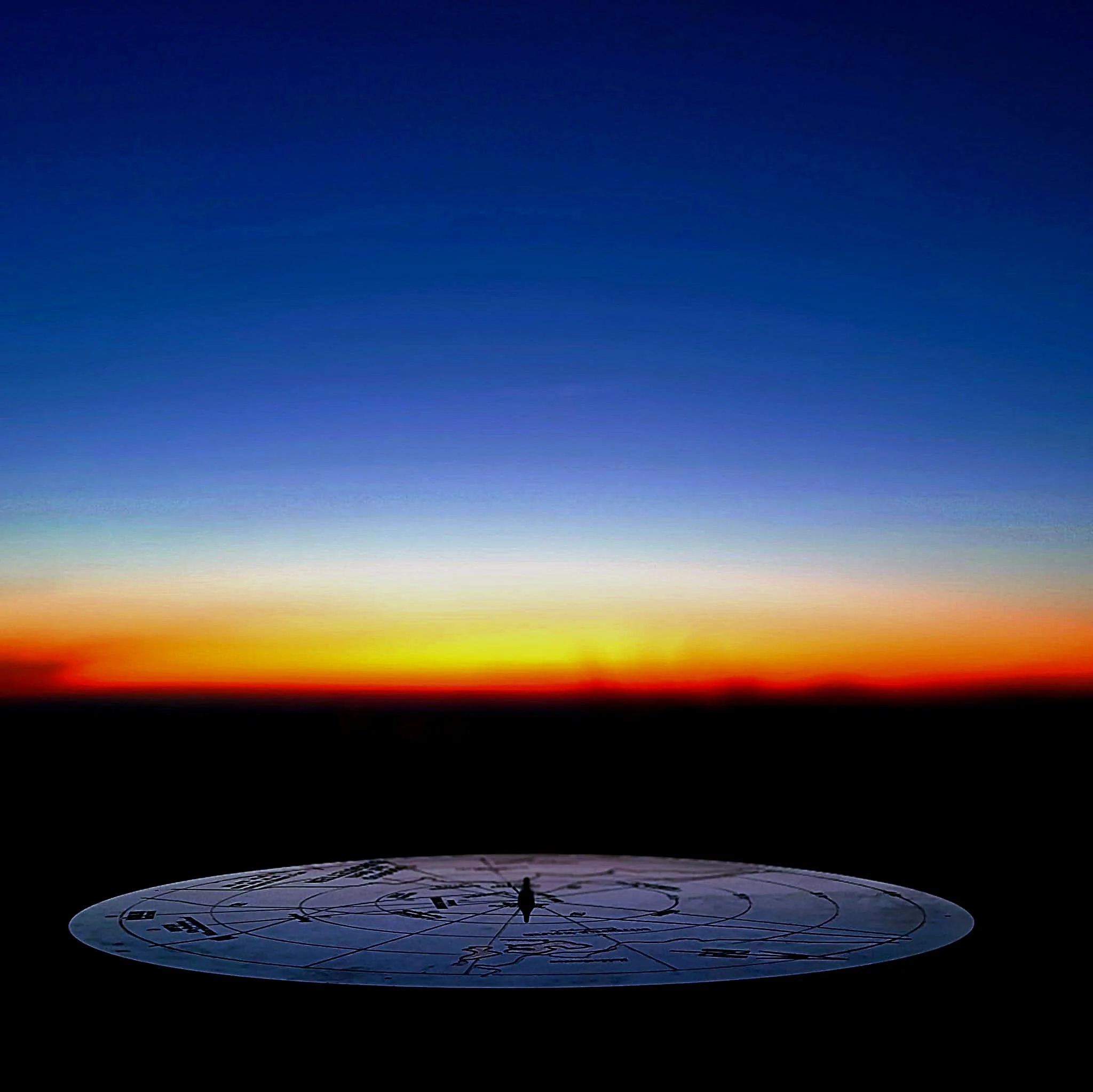 Das Toposkop "freischwebend".....