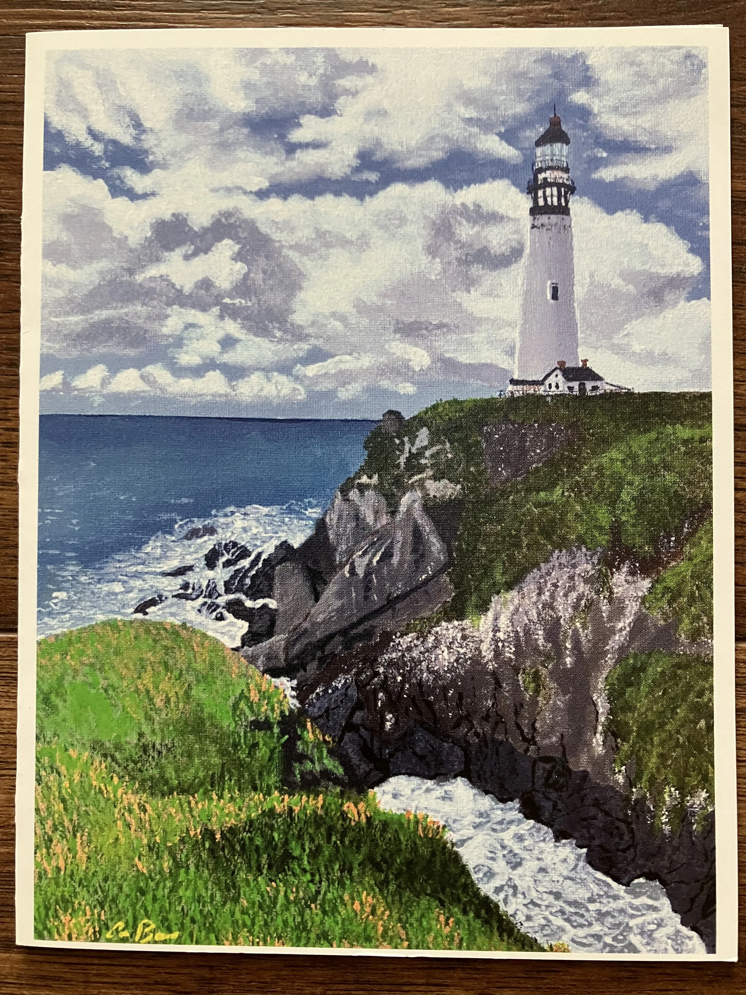 Pigeon Pt Lighthouse Greeting Card