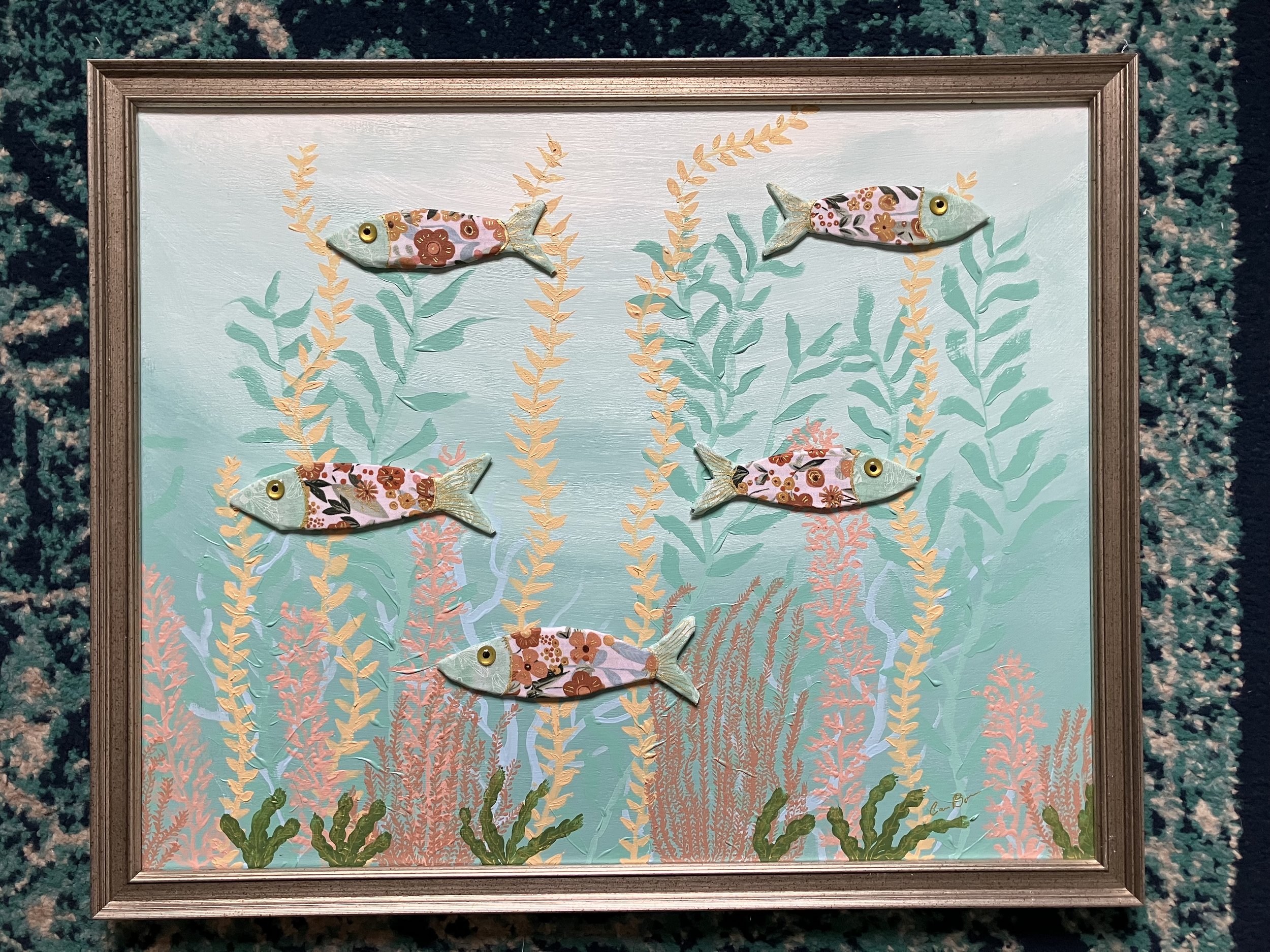 16x20" Frame for Sea Garden
