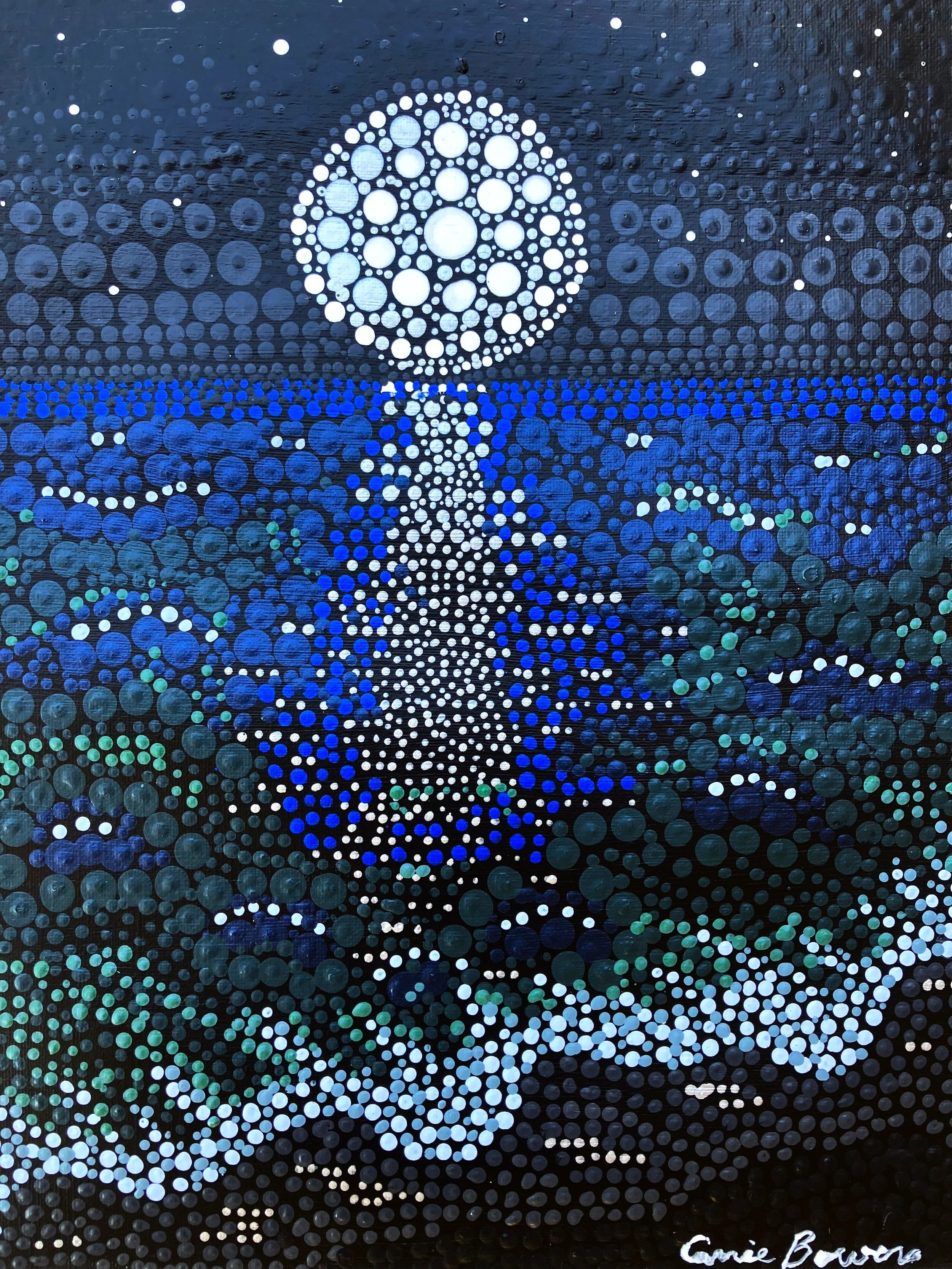 Nighttime Sea - Matte Art Print