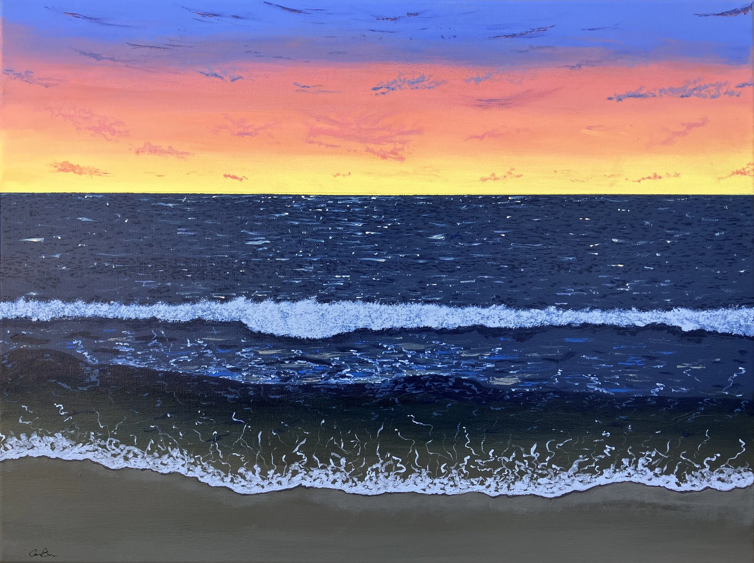 Beach Sunset - Matte Art Print