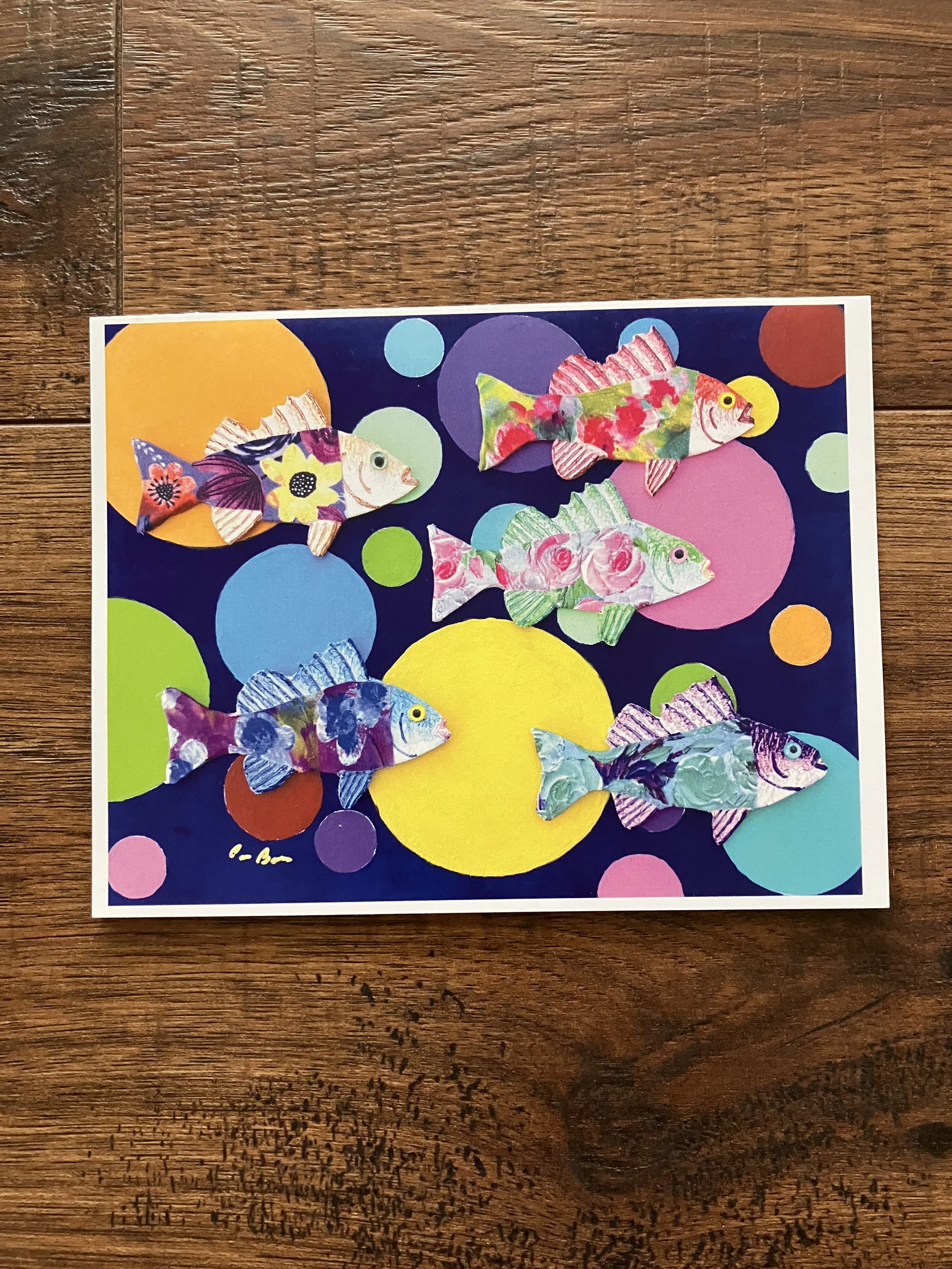 Fish Fashion Greeting Card