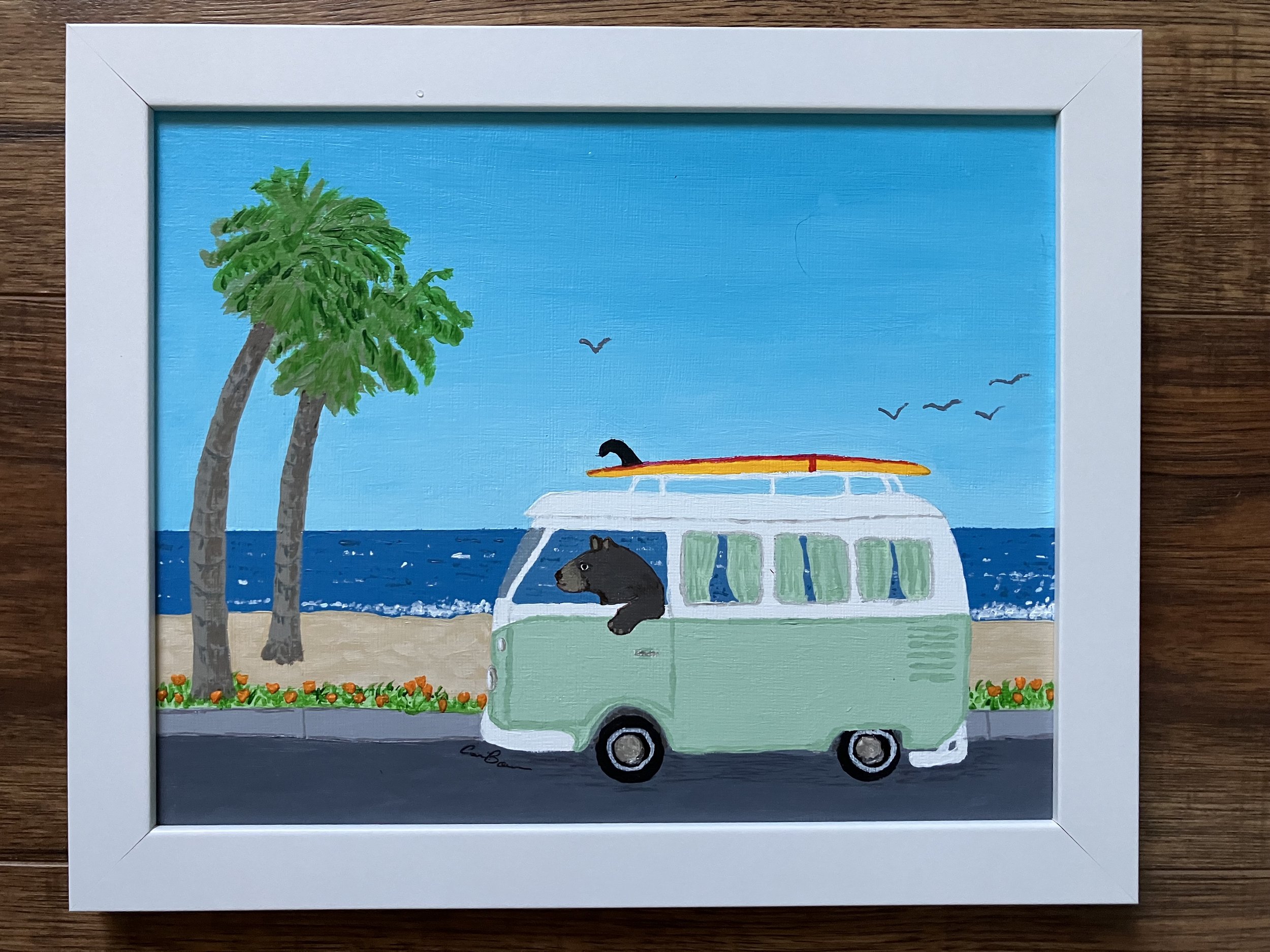 Cali Vibes White Frame