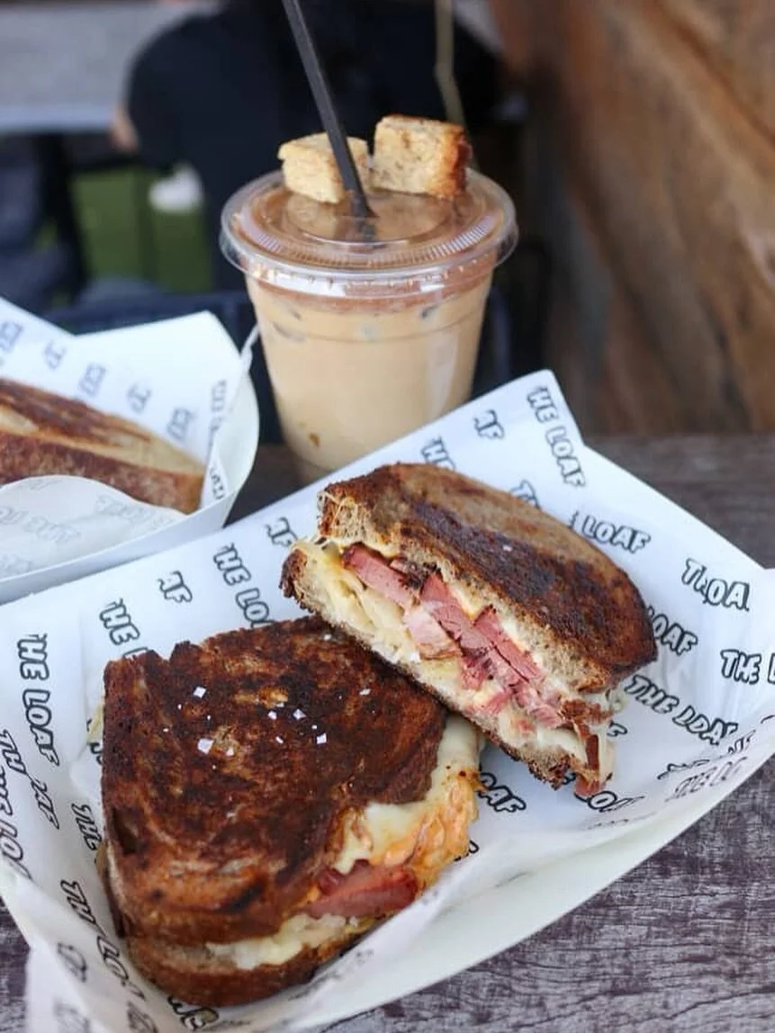 The Reuben @theloafstafford 

Rye, Swiss Cheese, Sauerkraut, 8 hour smoked Corned Beef, House-made Russian Dressing and now with the option of Pickles.

#toasties