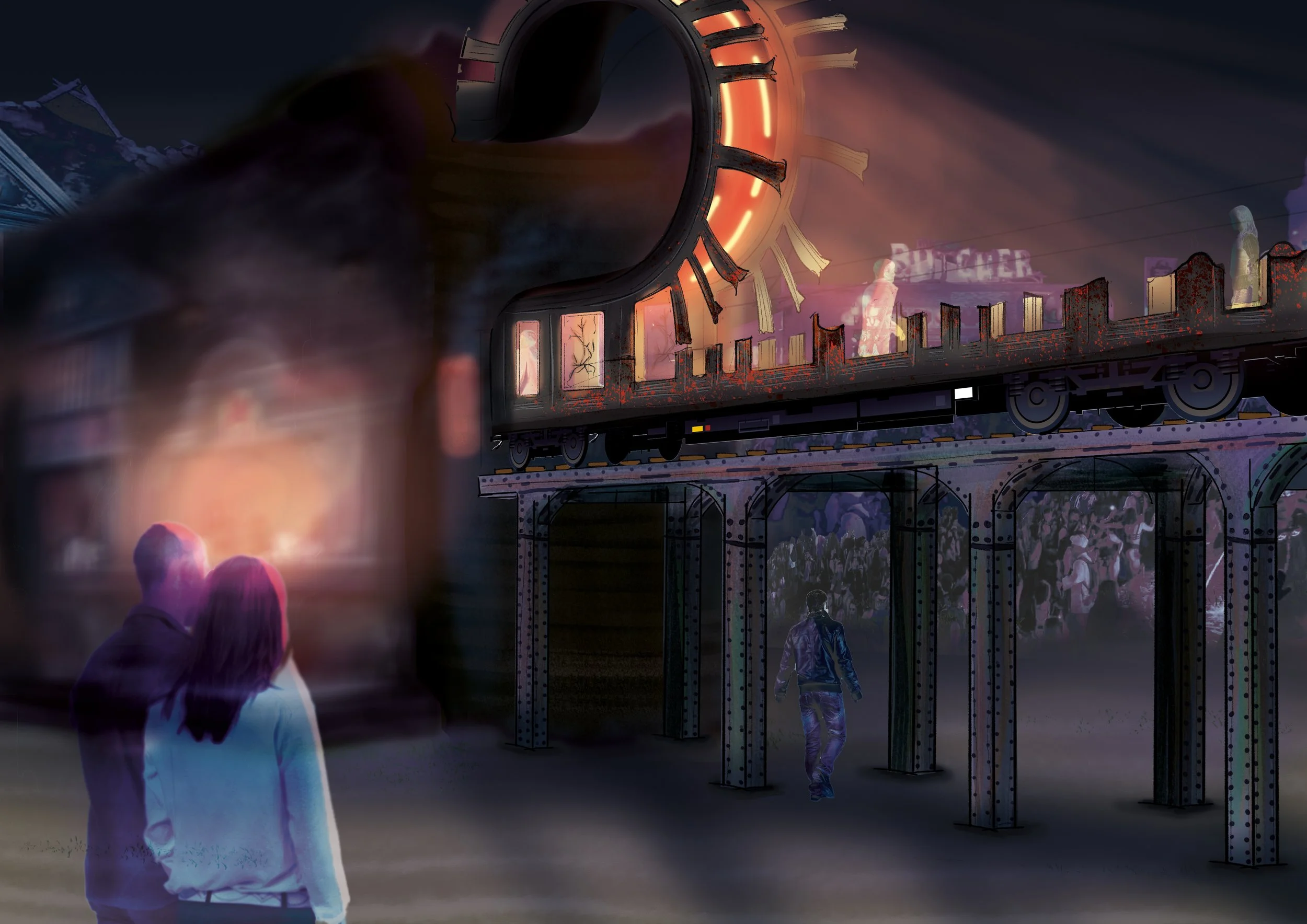 Themed attraction designs