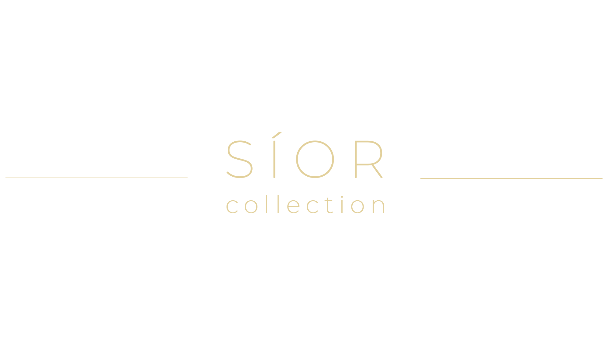 Logo for Siór Collection with elegant beige text on a white background.