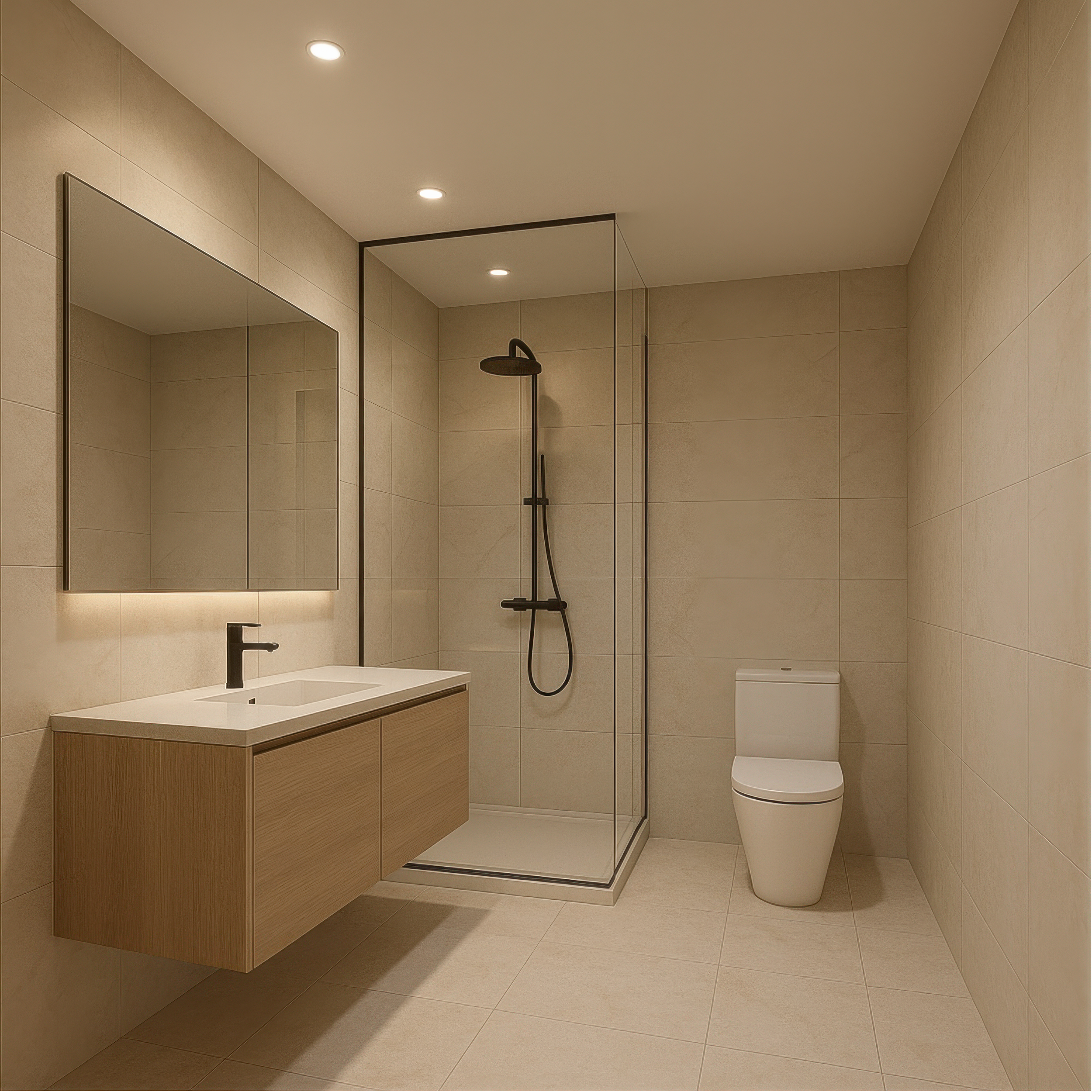 Steel framework structure against clear blue sky.