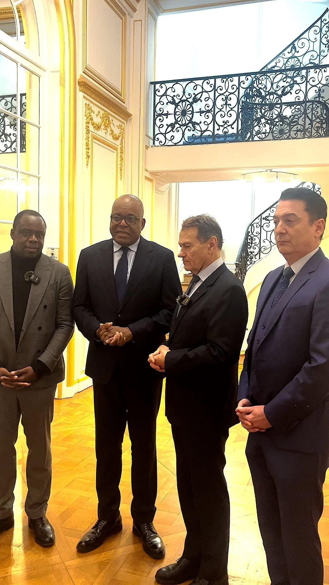 Rencontre entre le Groupement du Patronat Francophone et Son Excellence Émile Ngoy Kasongo, Ambassadeur de la RDC en France