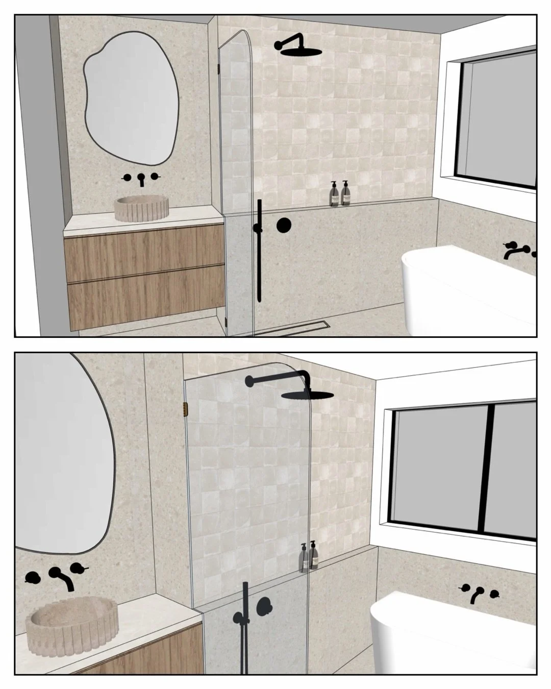 Check out these recent client drawings ✍️ #interiordesign #sketchup #3dmodel