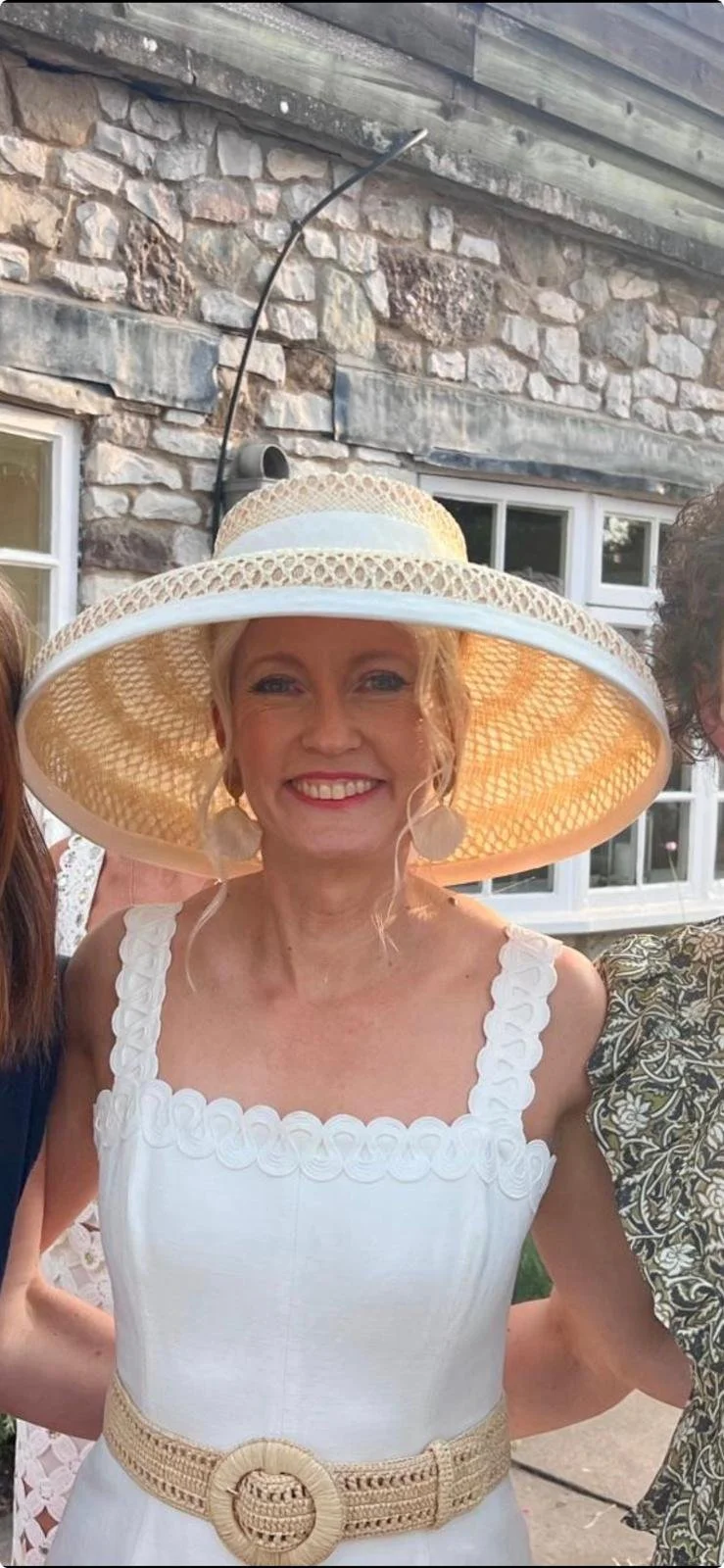 A bespoke hat for a French Riviera Garden Party!