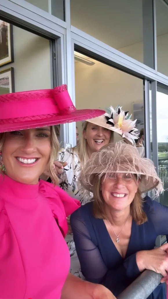 Jane Buick look stunning in her large boater