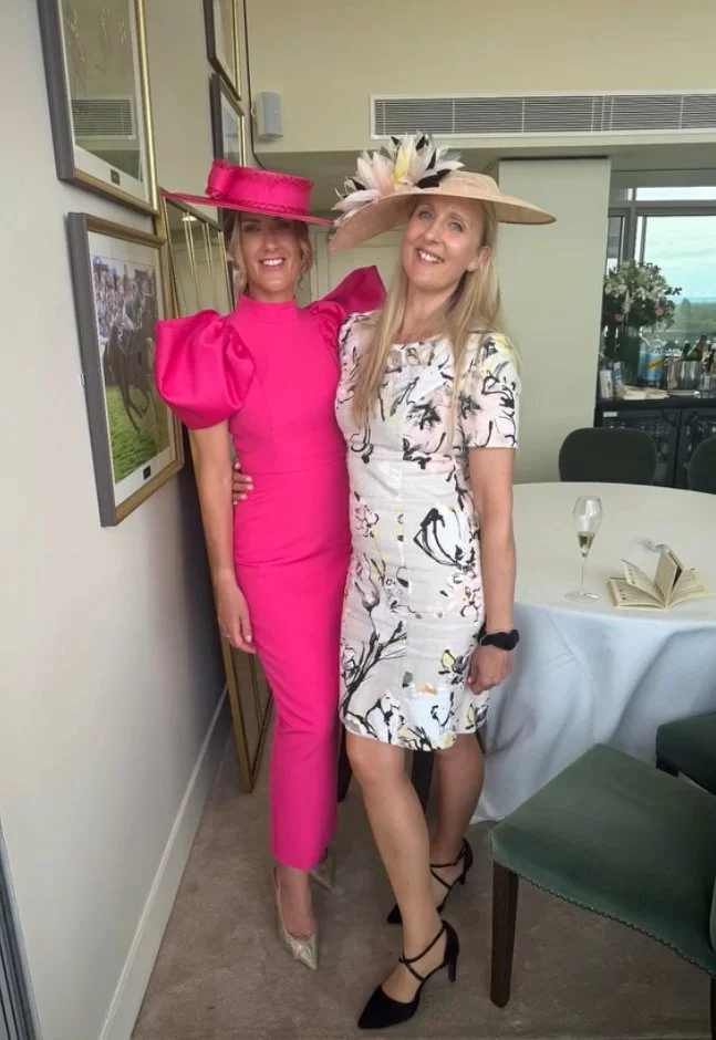 Jane Buick looking so pretty in pink!