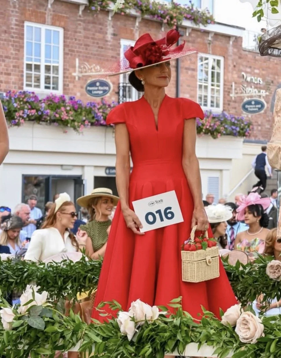In the finals for best hat!