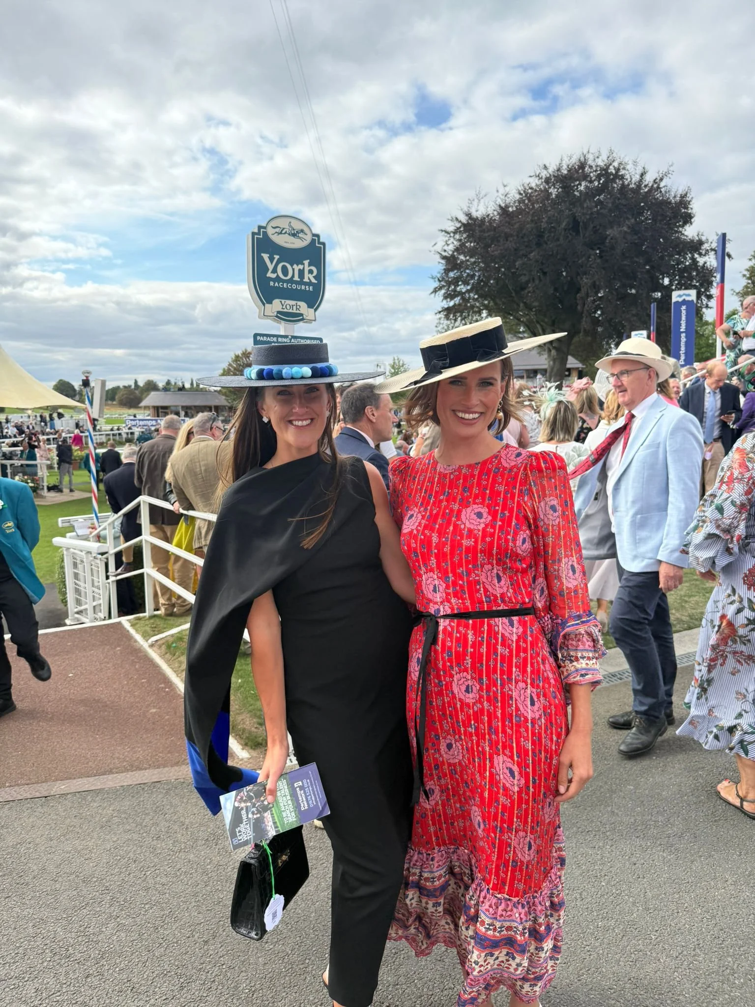 Jane Buick and Francesa Cumani both in Trudy Comfort Hats!