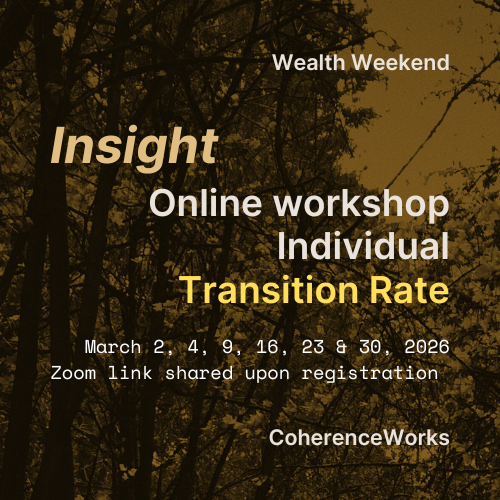 Insight: Online Workshop, Individual, Transition Rate