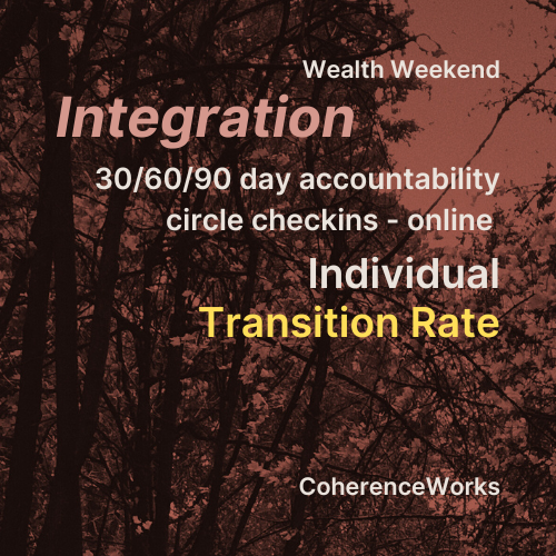 Integration: Accountability Circle, Individual, Transition Rate