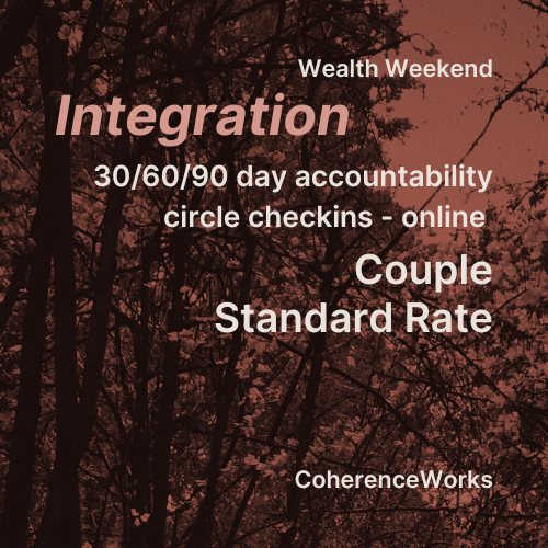 Integration: Accountability Circle, Couple, Standard Rate