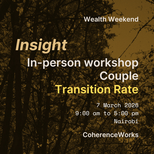 Insight: In person Workshop, Couple, Transition Rate