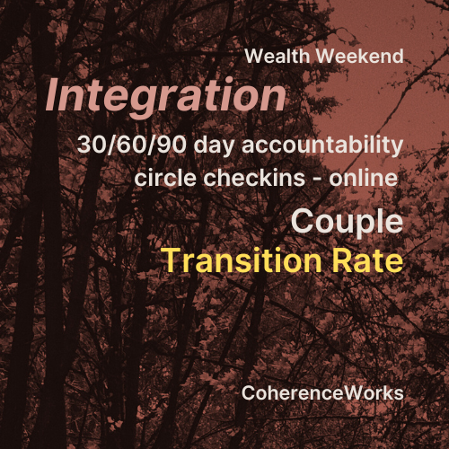 Integration: Accountability Circle, Couple, Transition Rate