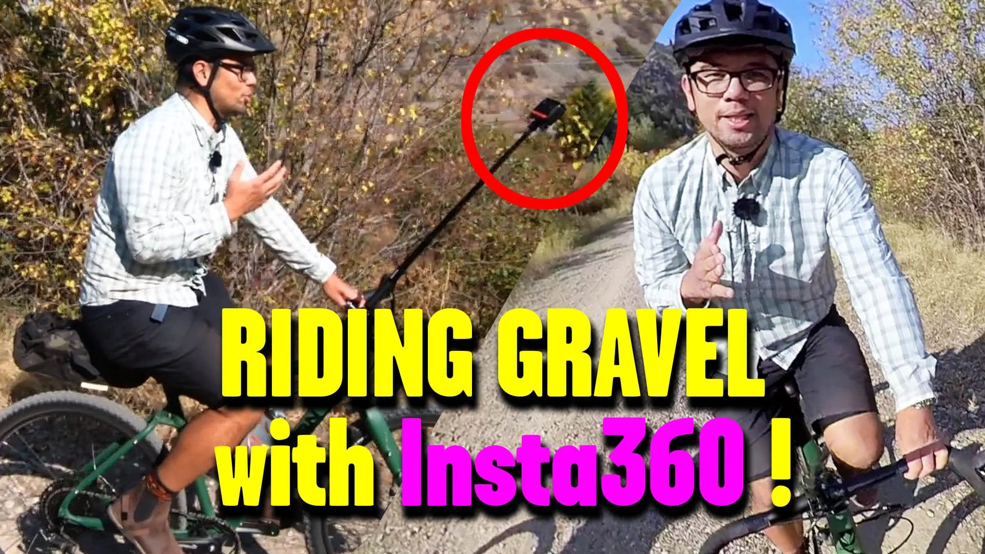 Gravel Riding with a 360 Camera!