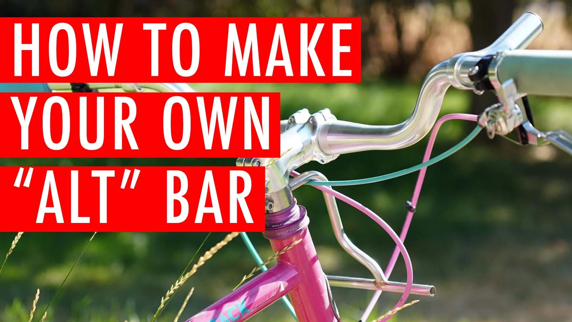How to Make Your Own Alt Bar