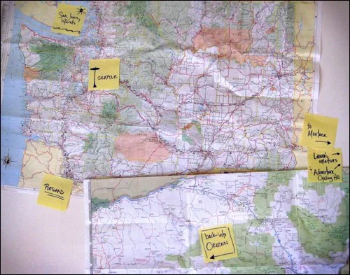 Piecing together our route