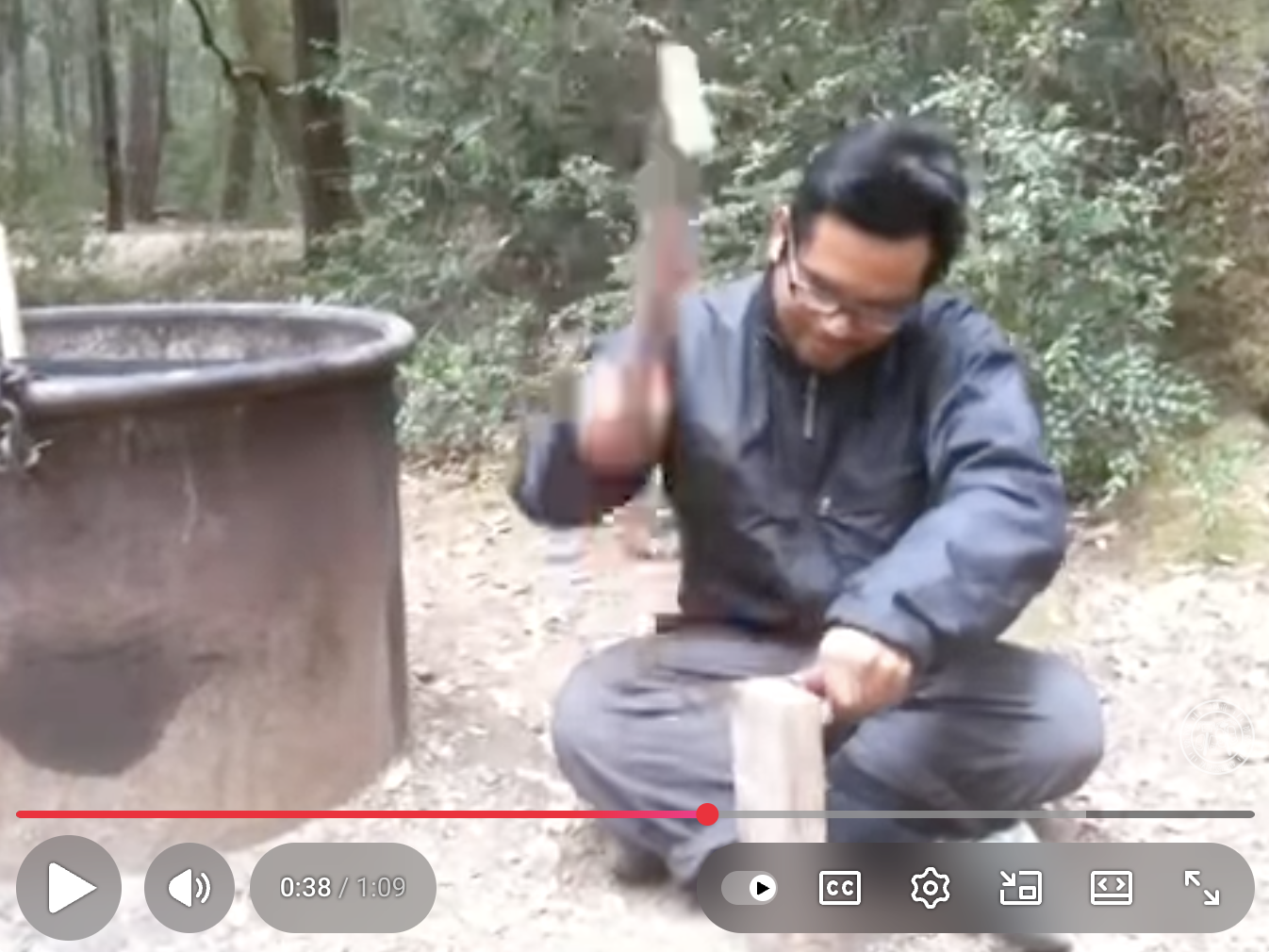 Video Update: Splitting Wood