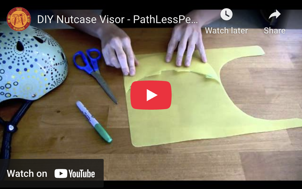 Video: Nutcase Helmet DIY Visor