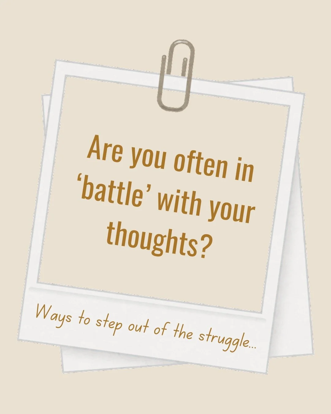 Sometimes in life - especially during big transitions - we can find ourselves flooded with overwhelming thoughts that seem to take over:

&ldquo;I&rsquo;m not good enough.&rdquo;
&ldquo;I&rsquo;m going to fail.&rdquo;
&ldquo;What if it all goes wrong