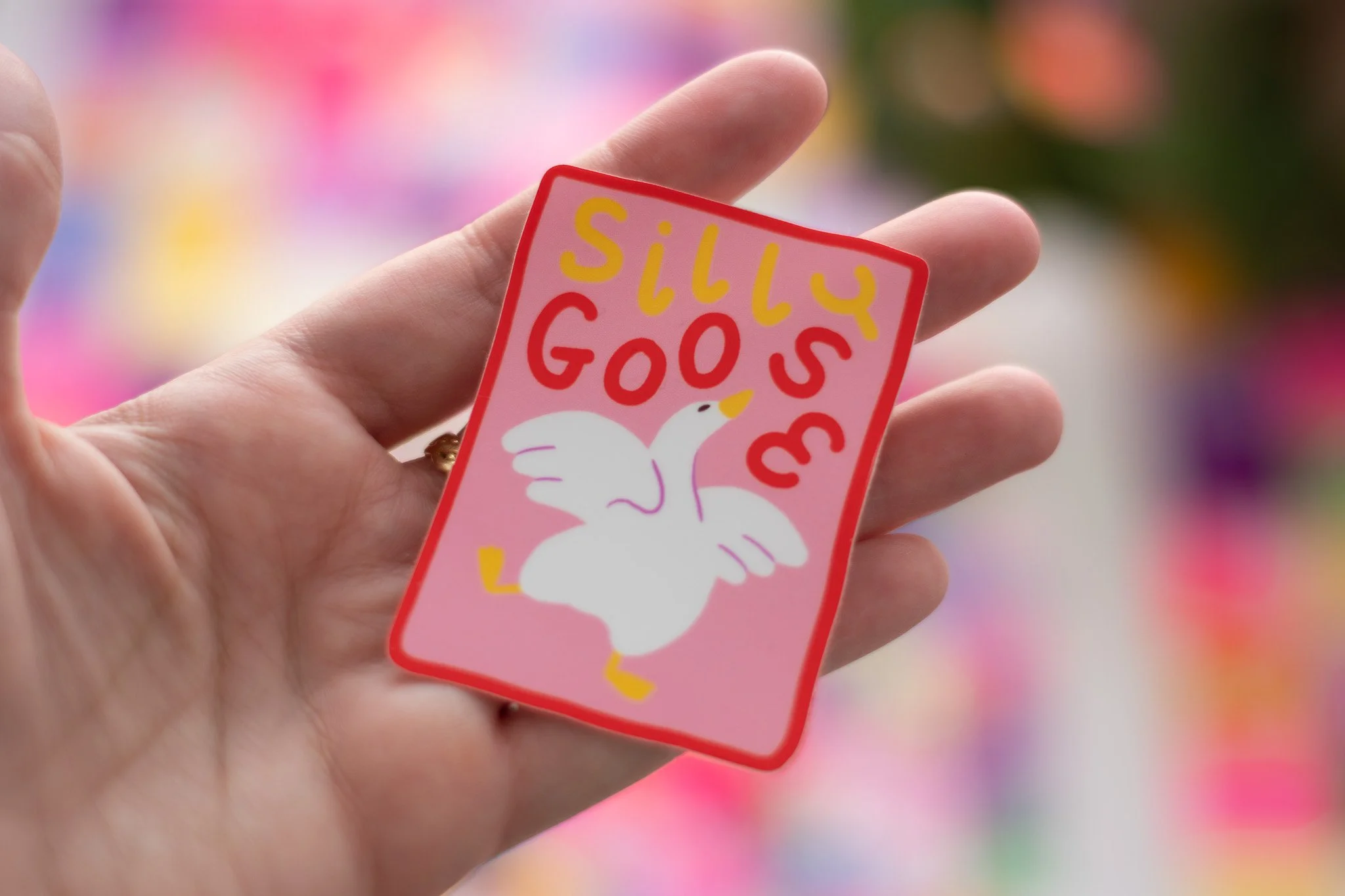 Silly Goose Sticker