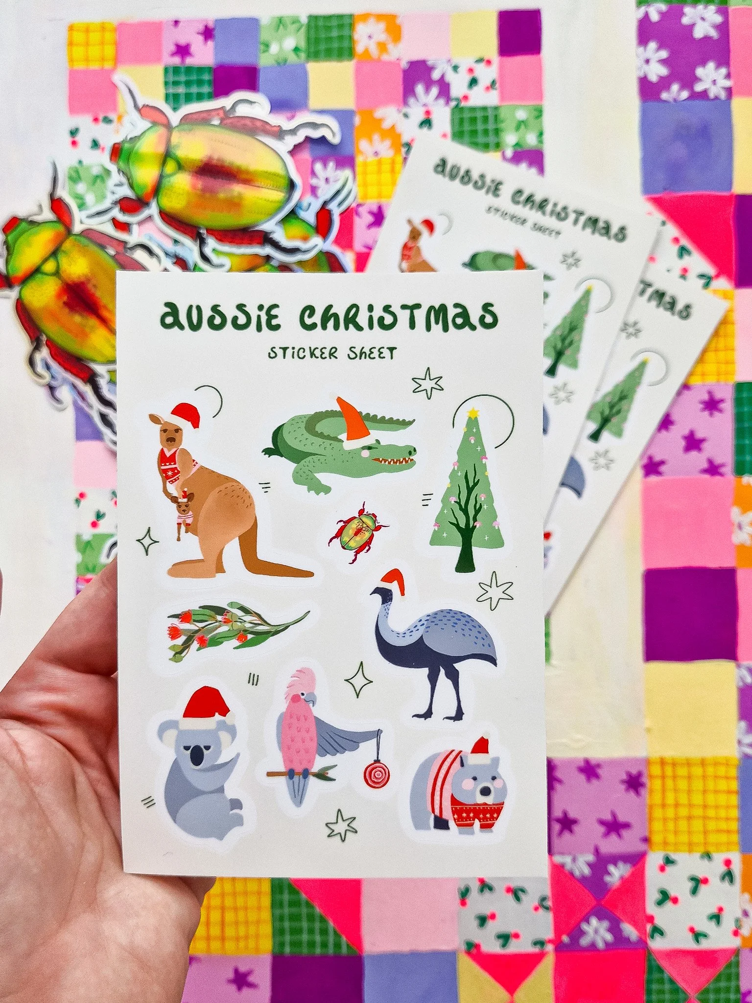 Aussie Christmas Sticker Sheet
