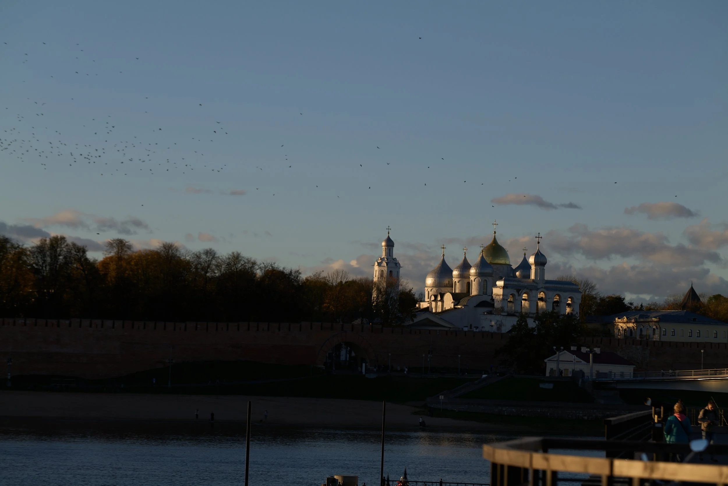 Novgorod Kremlin view from the Trade Side