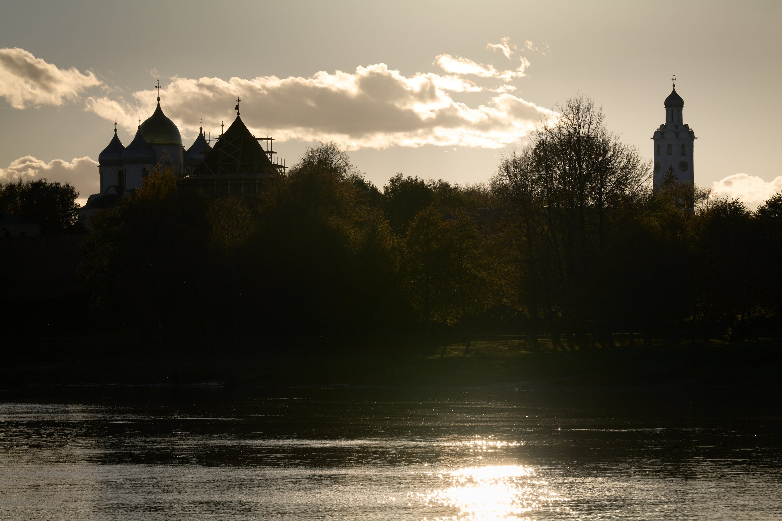 Novgorod Kremlin view from the Trade Side